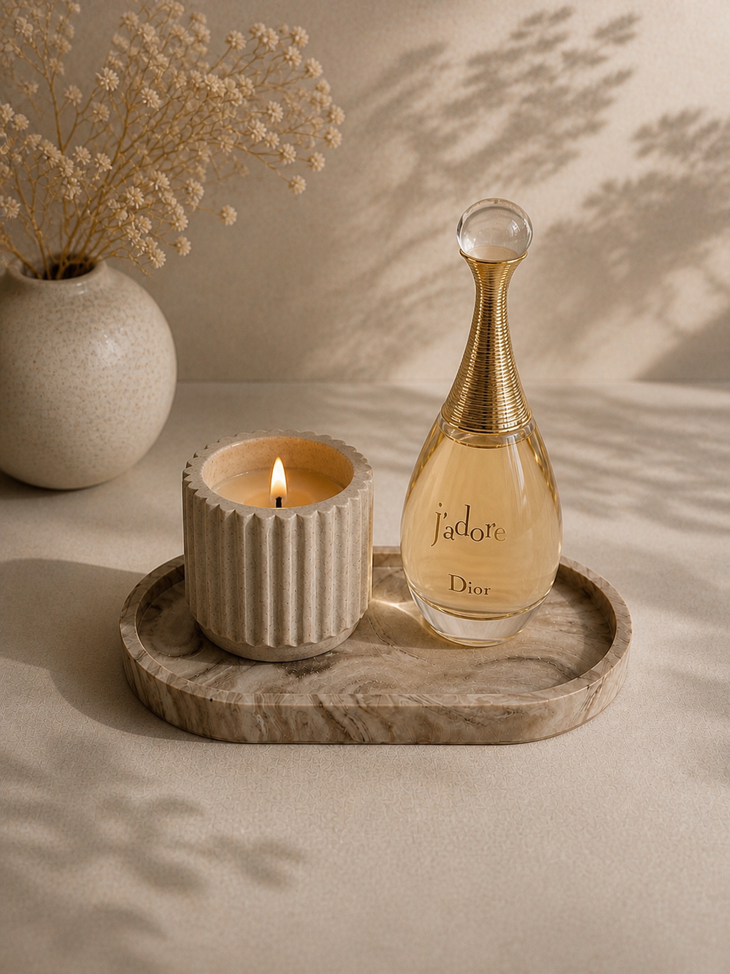 Podstawka owalna Nude Marble Signature