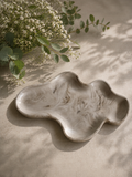 Taca dekoracyjna Nude Marble Wave