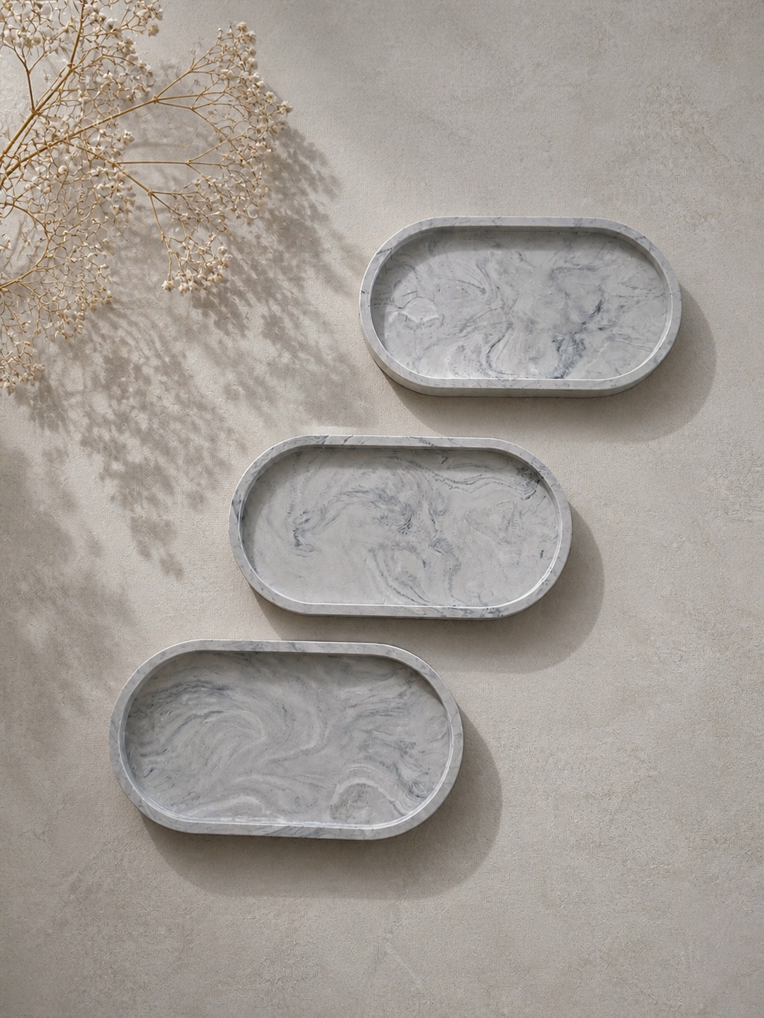 Podstawka owalna Moon Marble Signature