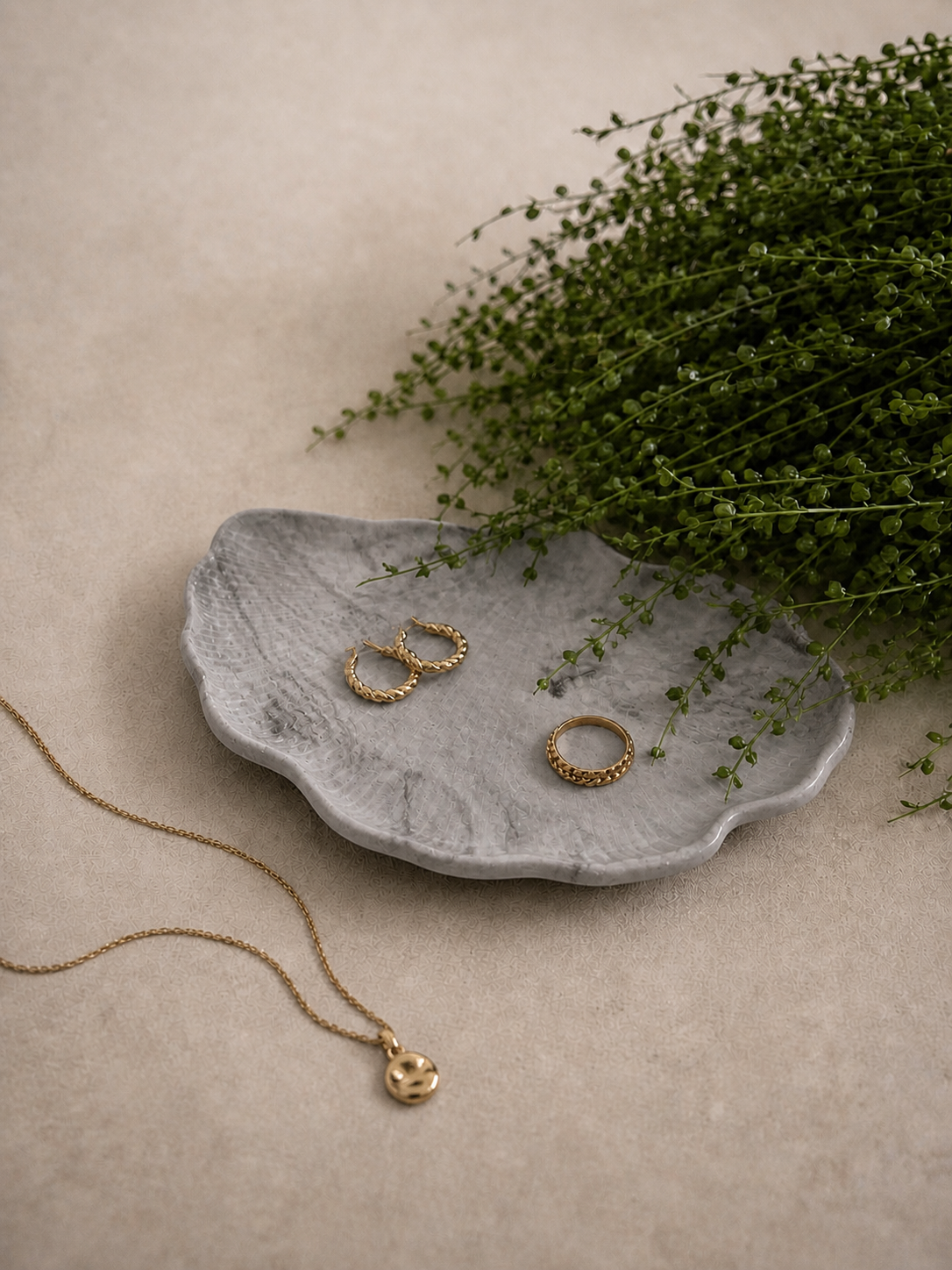 Podstawka dekoracyjna Moon Marble Organic