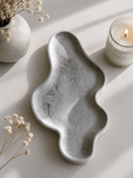 Taca dekoracyjna Moon Marble Wave