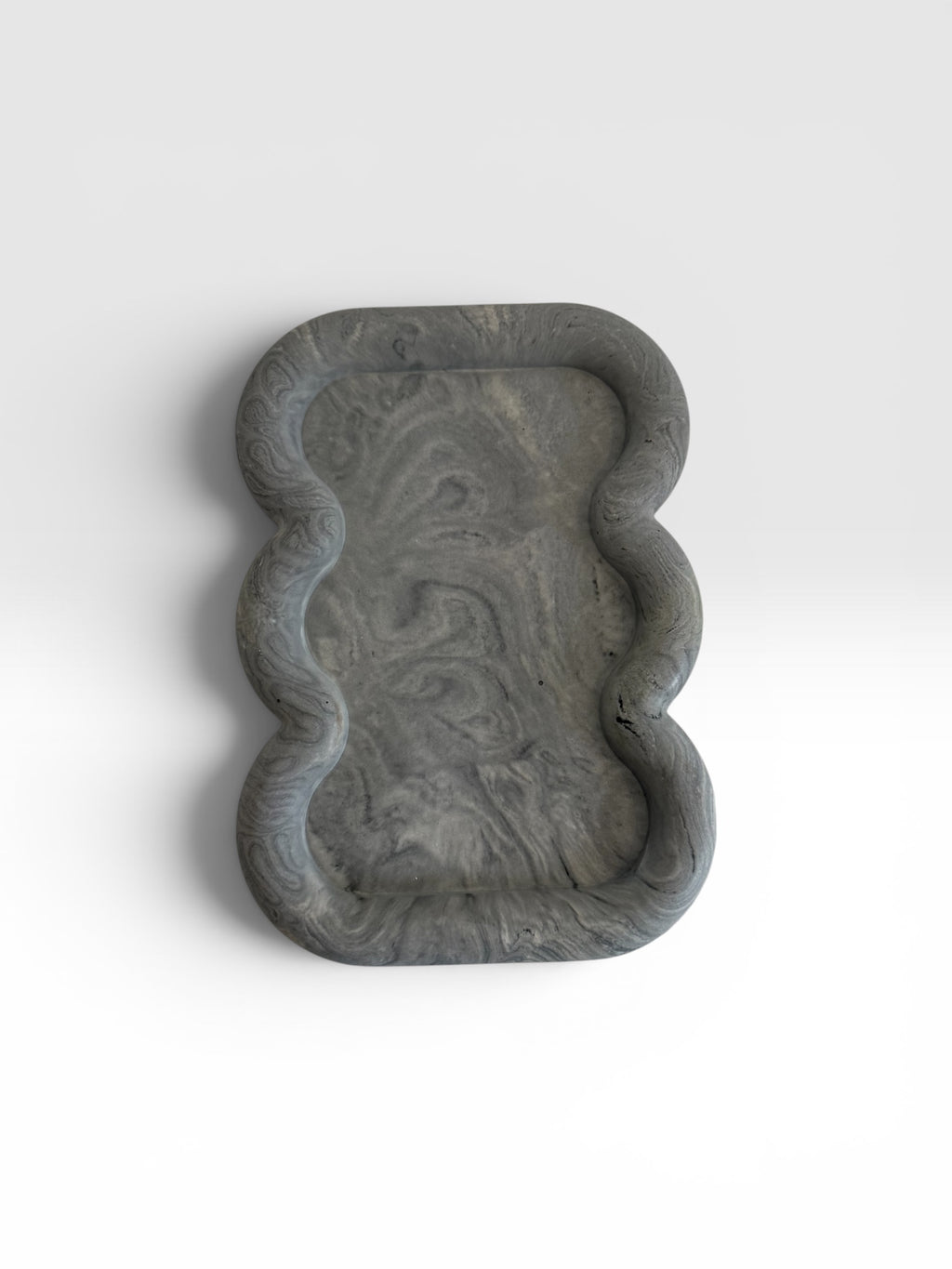 Taca dekoracyjna Moon Marble Flow